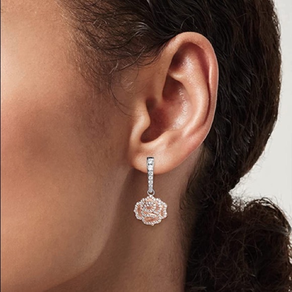 18k Gold Disney Beauty and the Beast Earrings - Picture 4 of 13